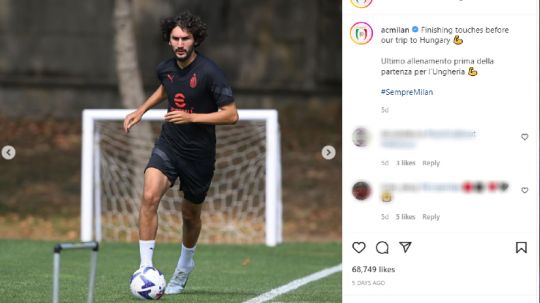 Bersinarnya Potensi Yacine Adli, Sang Penerus Kaka di Skuat Rossoneri Copyright: © instagram.com/acmilan/