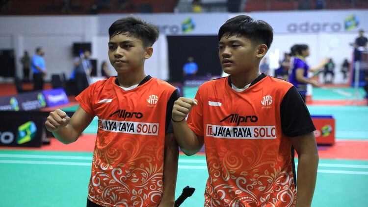 Fadhli Bahri Ar Ridar/Muhammad Naufal Zafran, wakil ganda putra Jawa Tengah di Piala Presiden Bulutangkis 2022 Copyright: © Humas PP PBSI