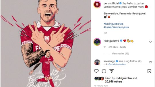 Fernando Rodriguez, Eks Rekan Setim Jesus Navas yang Jadi Striker Baru Persis di Liga 1 Copyright: © instagram.com/persisofficial