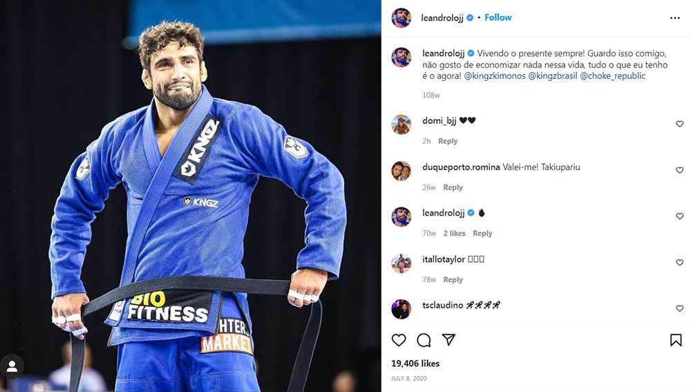 Leandro Lo, juara dunia BJJ. Instagram@leandrolojj Copyright: © Instagram@leandrolojj