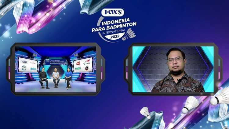Konferensi pers FOX’S Indonesia Para Badminton International 2022, Kamis (11/8/22). Copyright: © Megapro