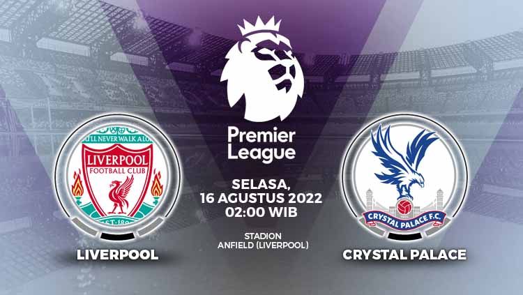 Prediksi pertandingan antara Liverpool vs Crystal Palace (Liga Inggris). Copyright: © Grafis: Yuhariyanto/INDOSPORT