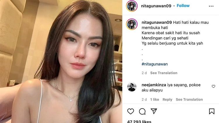 Rajin olahraga bling, manfaat kesehatan yang dirasakan Nita Gunawan. Copyright: © Instagram @nitagunawan09