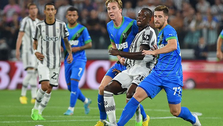 Pertandingan antara Juventus vs Sassuolo.di Liga Italia. Copyright: © REUTERS/Massimo Pinca