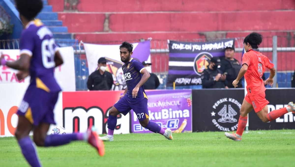 Pertandingan antara Persik Kediri vs Borneo FC di laga BRI Liga 1. Foto: MO Persik Kediri Copyright: © MO Persik Kediri