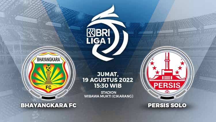 Prediksi Liga 1 Indonesia antara Bhayangkara FC vs Persis Solo pada Jumat (19/08/22) sore WIB, laga sengit yang bisa buat tuan rumah kembali gagal raih poin. Copyright: © Grafis: Yuhariyanto/INDOSPORT