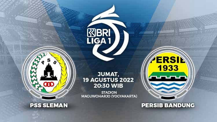 Pertandingan antara PSS Sleman vs Persib Bandung (BRI Liga 1). Copyright: © Grafis: Yuhariyanto/INDOSPORT