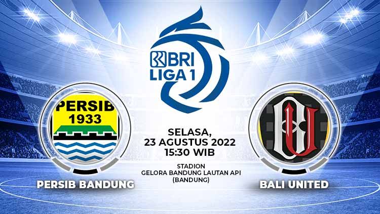 Berikut ini prediksi pertandingan pekan keenam kompetisi Liga 1 2022-2023, yang akan mempertemukan Persib Bandung menghadapi Bali United. Copyright: © Grafis: Yuhariyanto/INDOSPORT