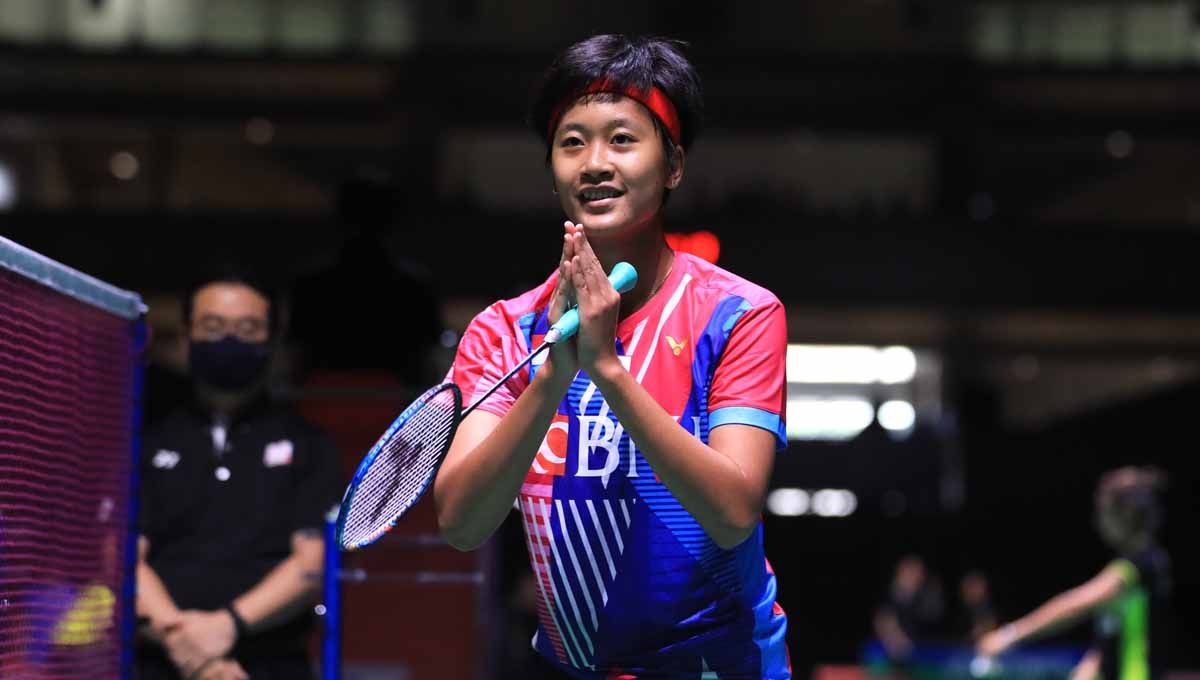 Tunggal putri Indonesia, Putri Kusuma Wardani di Kejuaraan Dunia Bulutangkis 2022. Foto: PBSI Copyright: © PBSI