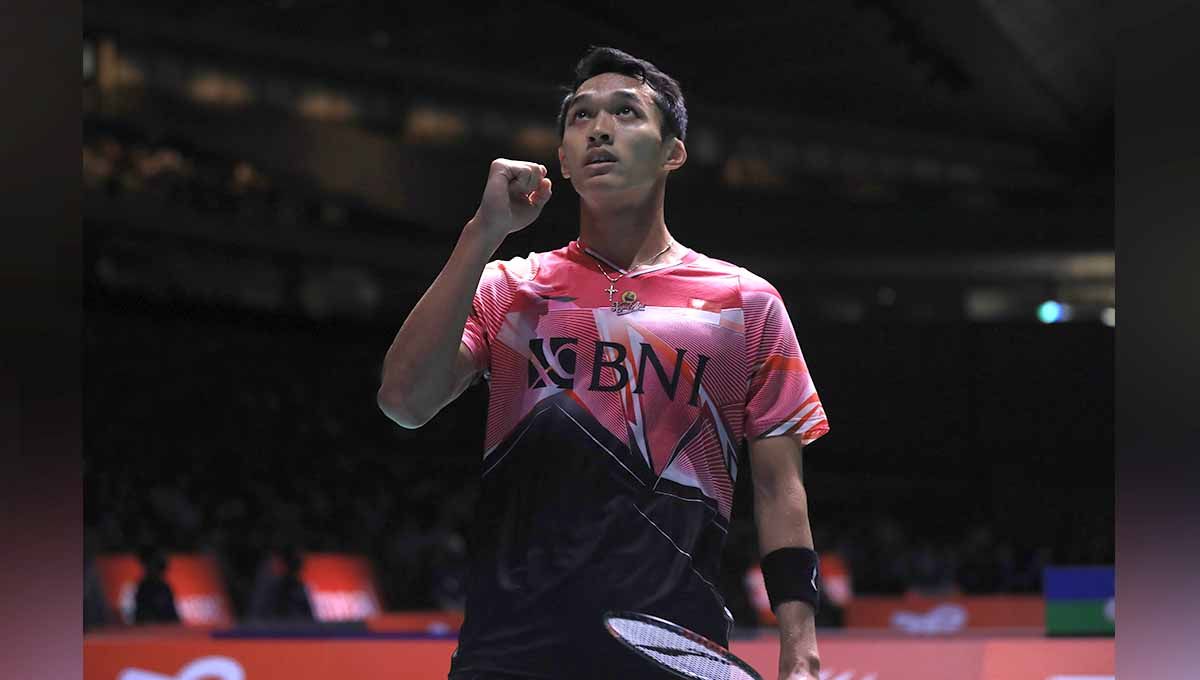 Pebulu tangkis putra asal Taiwan, Chou Tien Chen, ungkap resep bisa comeback dramatis melawan Jonathan Christie di Kejuaraan Dunia Bulutangkis 2022. Foto: PBSI Copyright: © PBSI