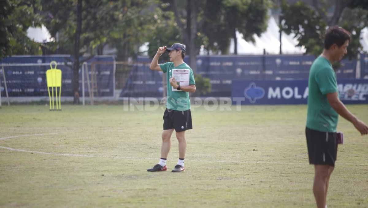 Pelatih Timnas Indonesia, Shin Tae-yong. Foto: Herry Ibrahim/INDOSPORT Copyright: © Herry Ibrahim/INDOSPORT