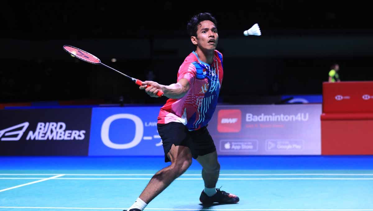 Tunggal putra Indonesia Chico Aura Dwi Wardoyo di Japan Open 2022. Foto: PBSI Copyright: © PBSI