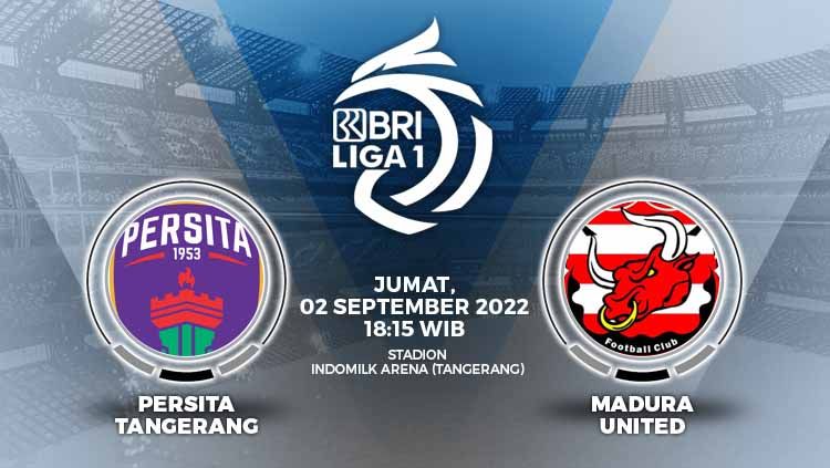Prediksi pertandingan antara Persita Tangerang vs Madura United (BRI Liga 1). Copyright: © Grafis: Yuhariyanto/INDOSPORT