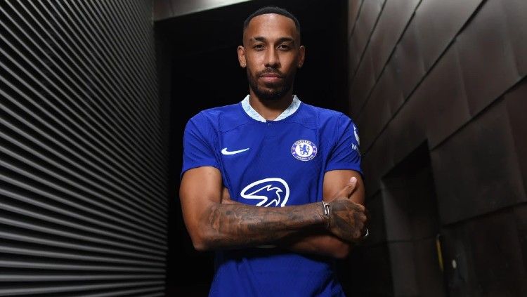 Pierre-Emerick Aubameyang kabarnya ikut 'galau' Thomas Tuchel dipecat Chelsea. Copyright: © Chelsea FC