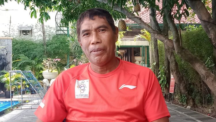 Mantan bek Arseto Solo sekaligus Timnas Indonesia, Anshar Ahmad. Copyright: © NPC Indonesia