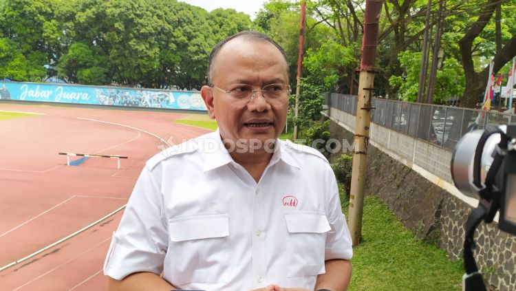 Muhammad Budiana, siap maju sebagai calon Ketua Umum KONI Jawa Barat (Jabar) masa bakti 2022-2026. Copyright: © Arif Rahman/INDOSPORT