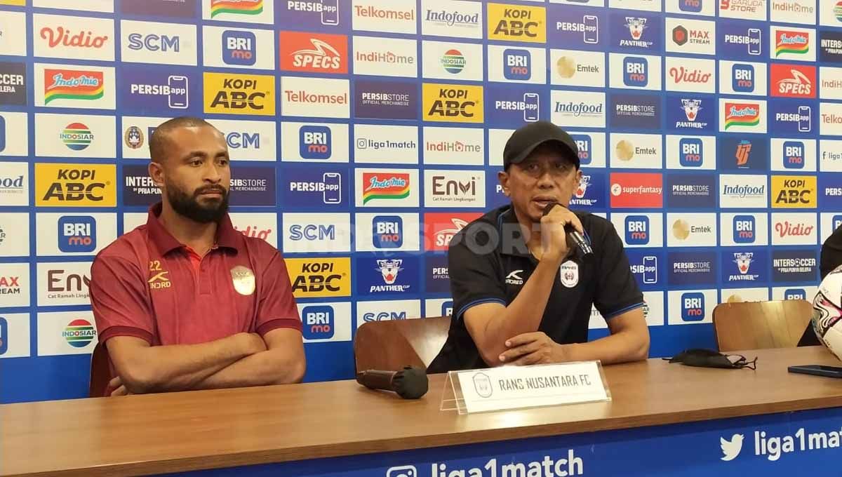 Pelatih RANS Nusantara FC, Rahmad Darmawan, mengantisipasi kebangkitan Persib Bandung di tangan pelatih Luis Milla, pada pekan kedelapan Liga 1 2022/23. Copyright: © Arif Rahman/INDOSPORT