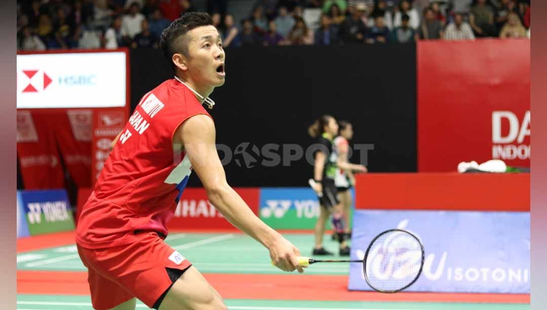 Pebulutangkis tunggal putra Jepang, Kenta Nishimoto lolos ke final China Masters 2023. Foto: Herry Ibrahim/INDOSPORT Copyright: © Herry Ibrahim/INDOSPORT