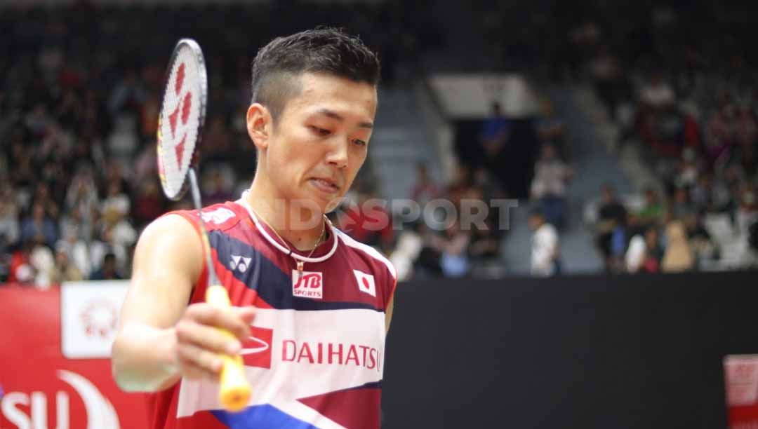 Tunggal putra jawara Japan Open 2022, Kenta Nishimoto, enggan disamakan dengan Kento Momota yang mulai kehilangan ‘magisnya’ belakangan ini. Foto: Herry Ibrahim/INDOSPORT Copyright: © Herry Ibrahim/INDOSPORT