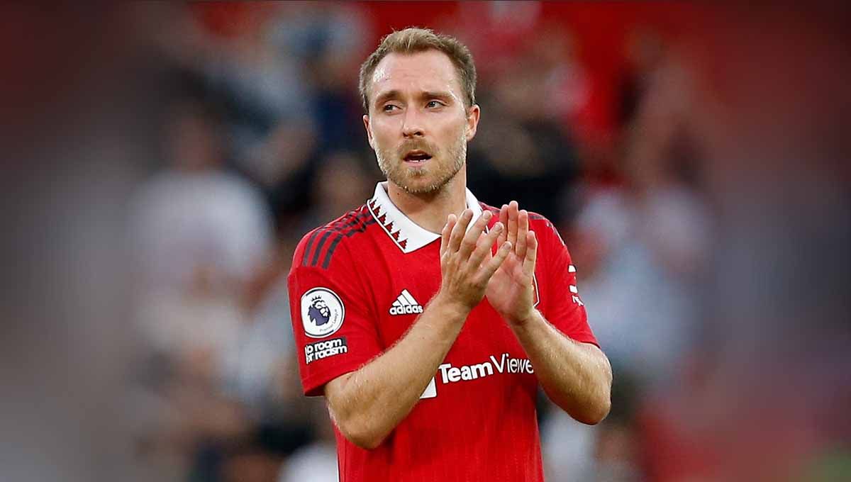 Christian Eriksen, pemain Manchester United. Foto: REUTERS/Craig Brough Copyright: © REUTERS/Craig Brough