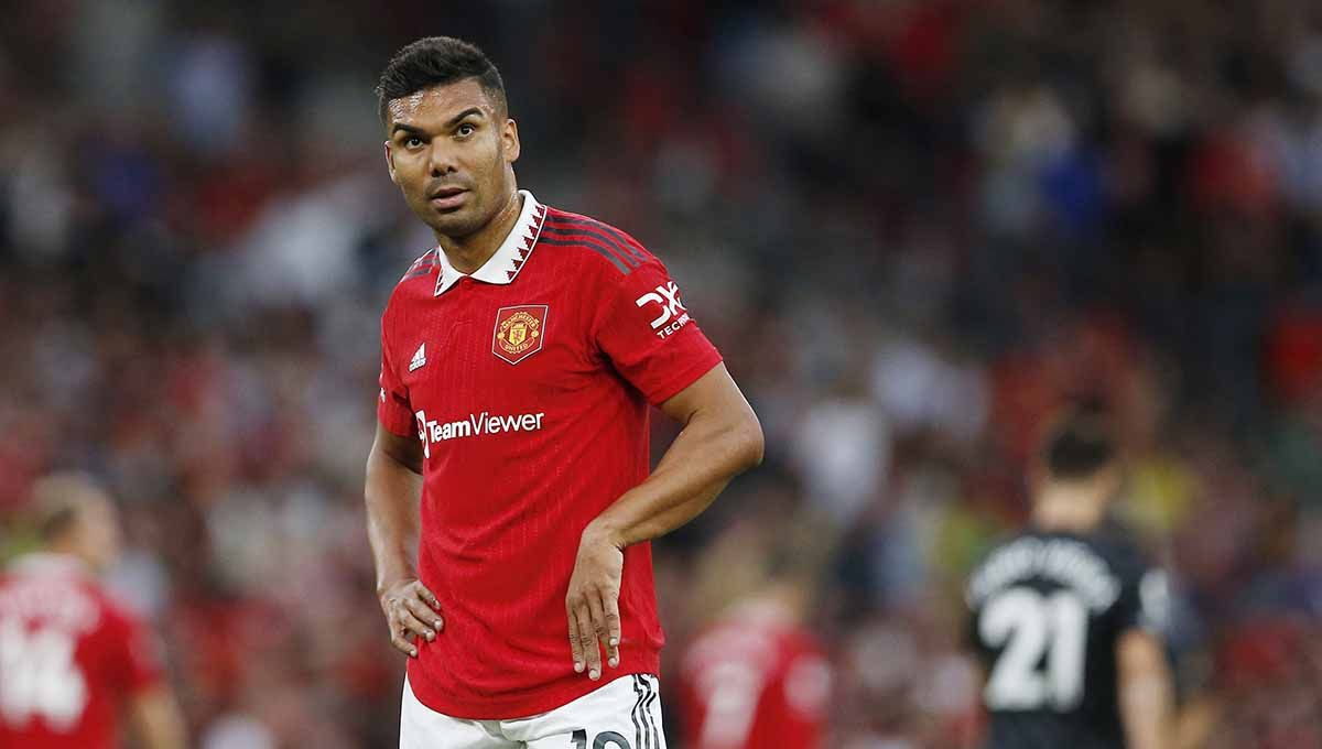 Casemiro, pemain Manchester United. Foto: REUTERS-Craig Brough Copyright: © REUTERS-Craig Brough