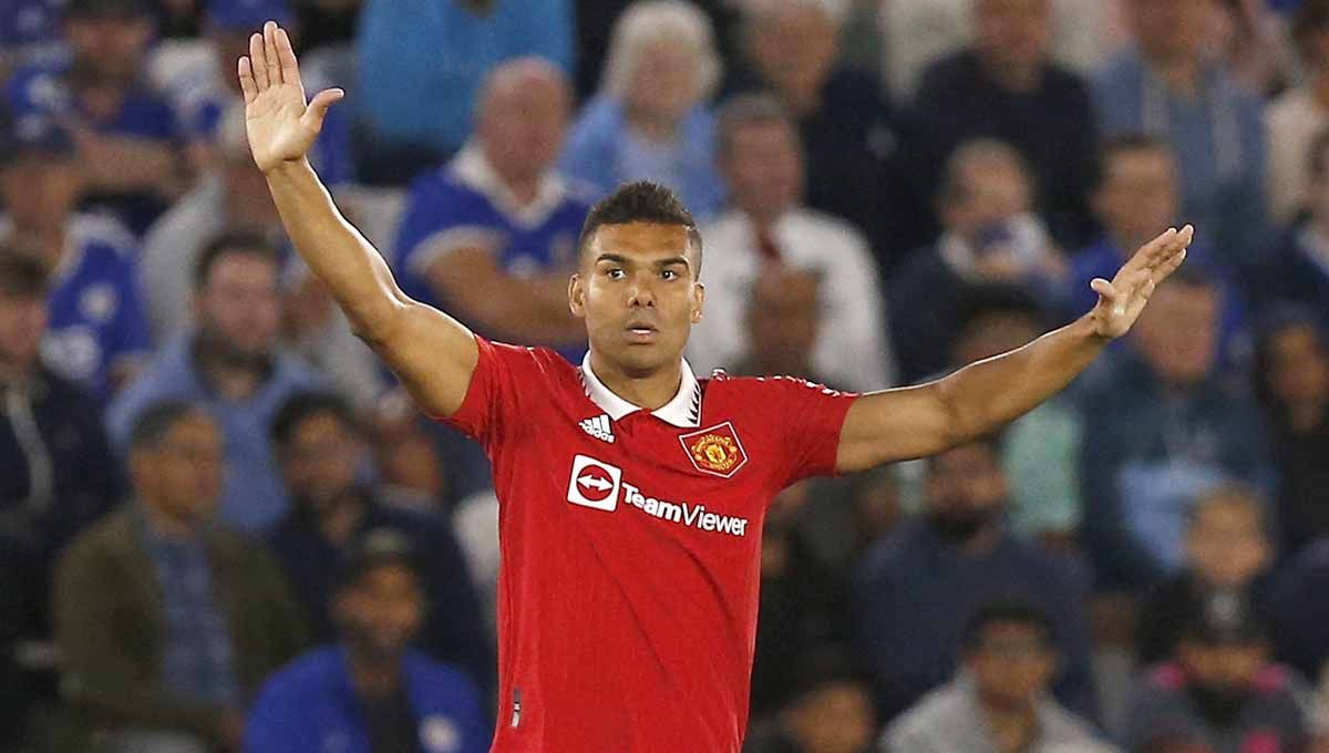 Casemiro, pemain Manchester United. Foto: REUTERS-Craig Brough Copyright: © REUTERS-Craig Brough