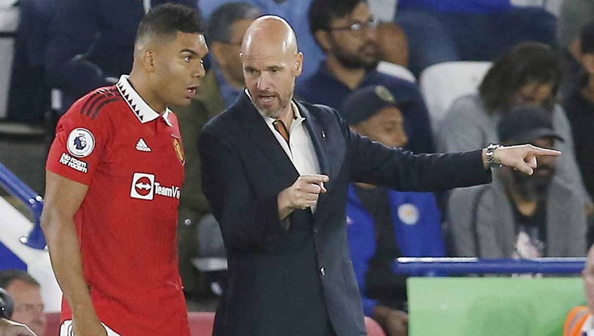 Casemiro, pemain Manchester United. Foto: REUTERS-Craig Brough Copyright: © REUTERS-Craig Brough