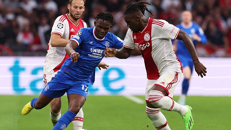 Ajax vs Rangers di Liga Champions. Copyright: © REUTERS/Piroschka Van De Wouw