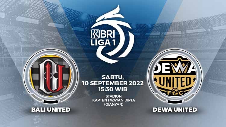 Prediksi pertandingan antara Bali United vs Dewa United (BRI Liga 1). Copyright: © Grafis: Yuhariyanto/INDOSPORT