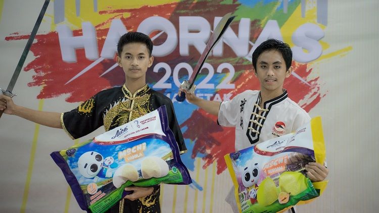 Peringatan Hari Olahraga Nasional (Haornas) yang dilaksanakan di Kota Balikpapan, Kalimantan Timur, pada Jumat (9/9/22). Copyright: © Aice