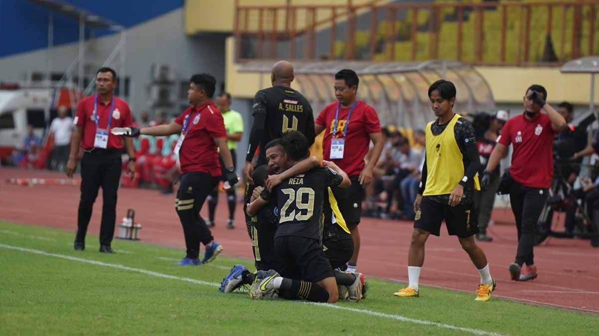 Pertandingan antara Bhayangkara FC vs Borneo FC di BRI Liga 1. Foto: Bhayangkara FC. Copyright: © Bhayangkara FC