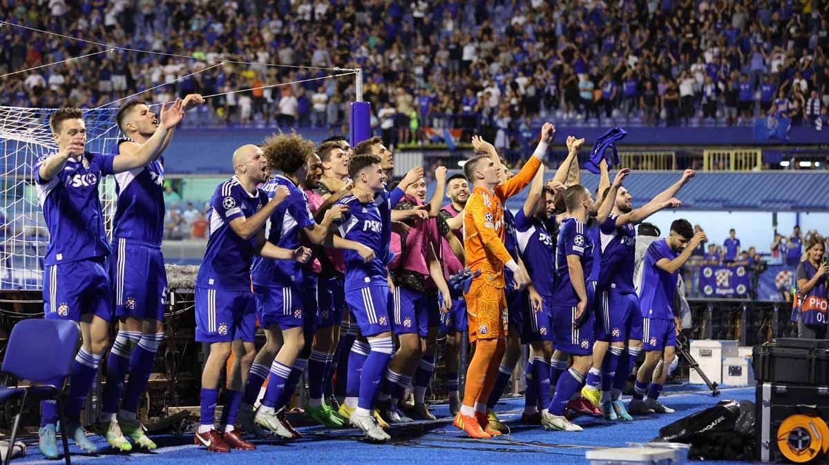Pertandingan di Liga Champions antara Dinamo Zagreb vs Chelsea. Foto: REUTERS/Antonio Bronic Copyright: © REUTERS/Antonio Bronic