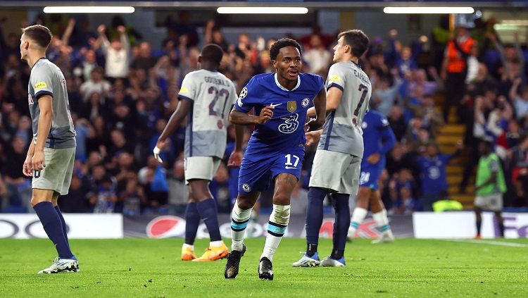 Belum moncernya performa Raheem Sterling adalah salah satu fokus pemberitaan jelang laga Liga Champions 2022/2023 antara Red Bull Salzburg vs Chelsea. REUTERS/David Klein Copyright: © reutersconnect.com