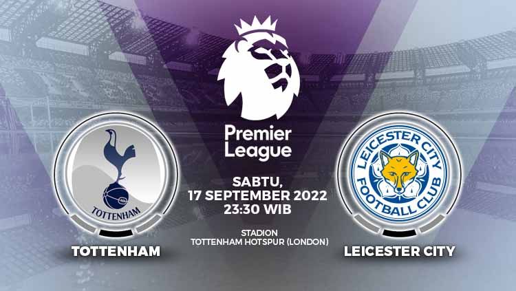 Prediksi pertandingan antara Tottenham Hotspur vs Leicester City (Liga Inggris). Copyright: © Grafis: Yuhariyanto/INDOSPORT