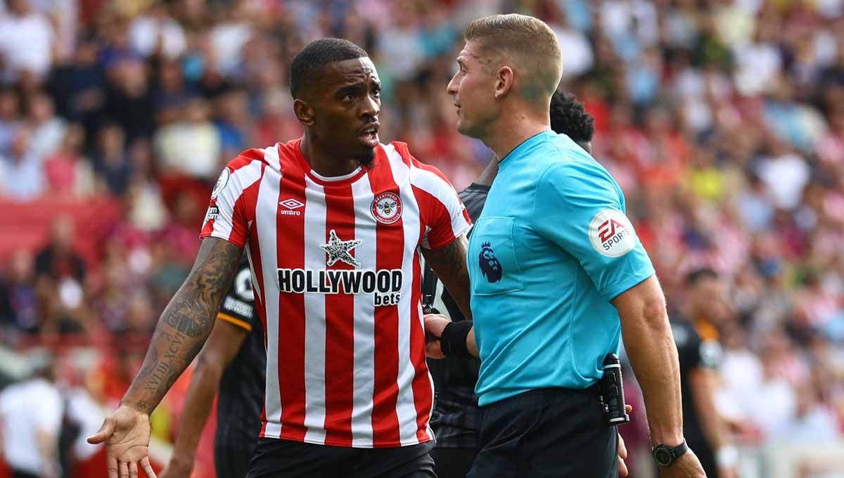 Dua klub Liga Inggris (Premier League), Arsenal dan Chelsea, rebutan suksesor Harry Kane di Timnas Inggris, Ivan Toney, pada bursa transfer. Copyright: © REUTERS/Hannah Mckay