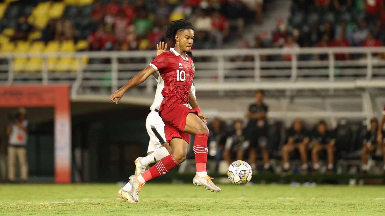 Timnas Indonesia U-20 di Kualifikasi Piala Asia U-20 di Stadion GBT. Foto: PSSI Copyright: © PSSI
