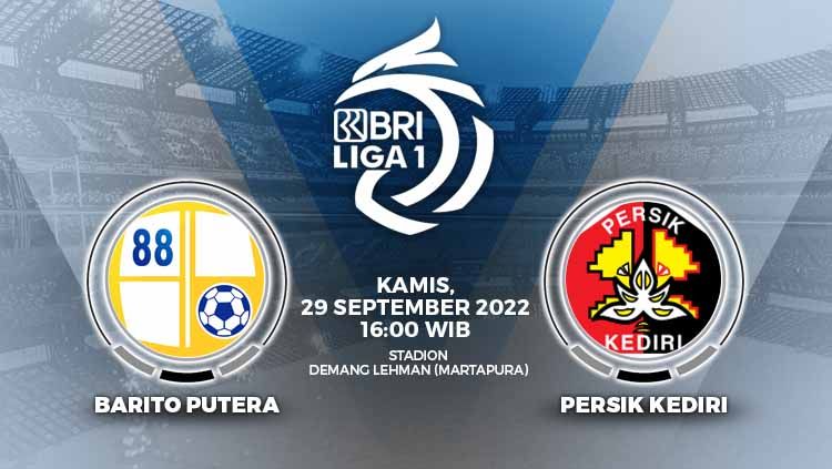 Prediksi pertandingan antara Barito Putera vs Persik Kediri (BRI Liga 1). Copyright: © Grafis: Yuhariyanto/INDOSPORT