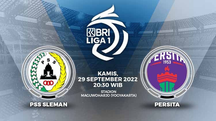 Indosport - Berikut link live streaming Liga 1 yang menyajikan laga seru antara PSS Sleman vs Persita Tangerang pada hari Kamis (29/09/22).