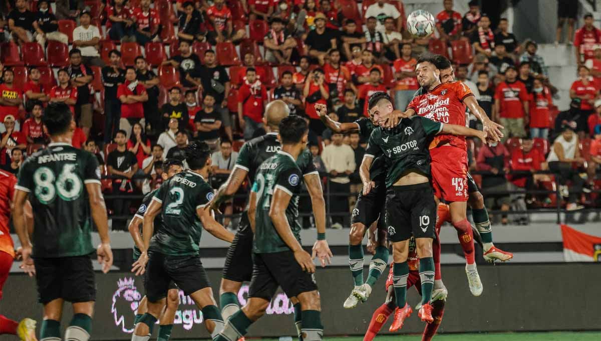 Pertandingan Bali United melawan Persikabo 1973 di Stadion Kapten I Wayan Dipta, Gianyar, Jumat (30/9/22) malam. Foto: Bali United Copyright: © Bali United