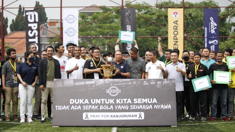 Menpora, Zainudin Amali resmi membuka perhelatan Media Cup 2022 di Triboon Mini Soccer, Kamis (06/10/22). Copyright: © Herry Ibrahim/INDOSPORT