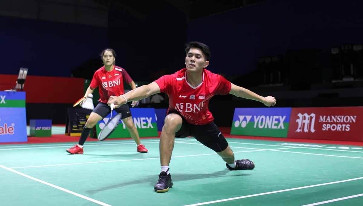 Dimabuk Visual Adnan Maulana di Thailand Open 2023. Copyright: © PP PBSI