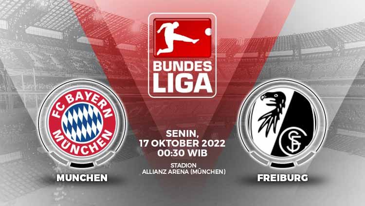 Prediksi pertandingan antara Bayern Munchen vs Freiburg (Bundesliga Jerman). Copyright: © Grafis: Yuhariyanto/INDOSPORT