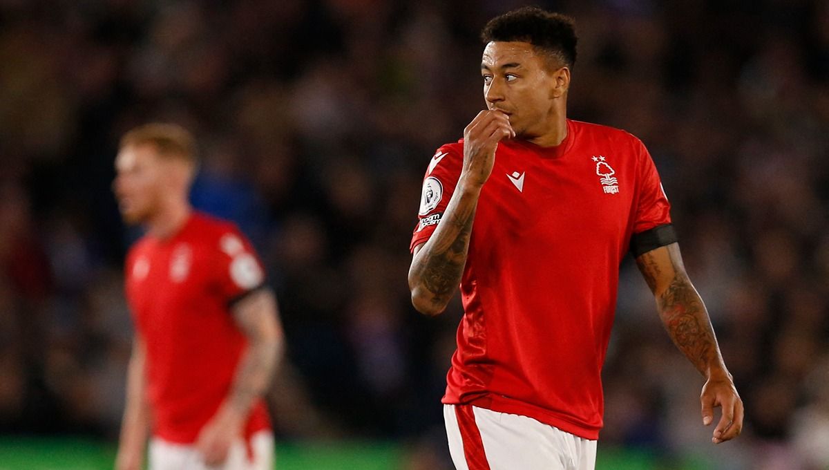 Jesse Lingard saat laga Liga Inggris antara Leicester City vs Nottingham Forest Copyright: © Reuters/Craig Brough