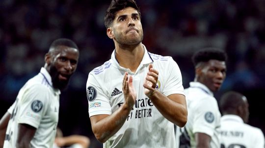 Marco Asensio saat laga Liga Champions antara Real Madrid vs RB Leipzig Copyright: © Reuters/Susana Vera