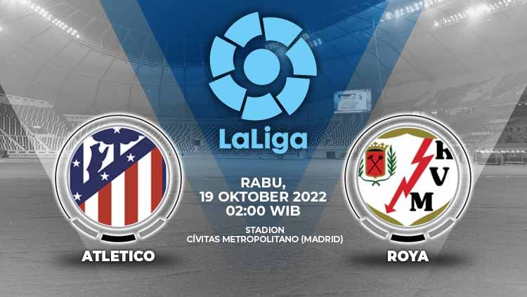Prediksi pertandingan antara Atletico Madrid vs Rayo Vallecano (Laliga Spanyol). Copyright: © Grafis: Yuhariyanto/INDOSPORT