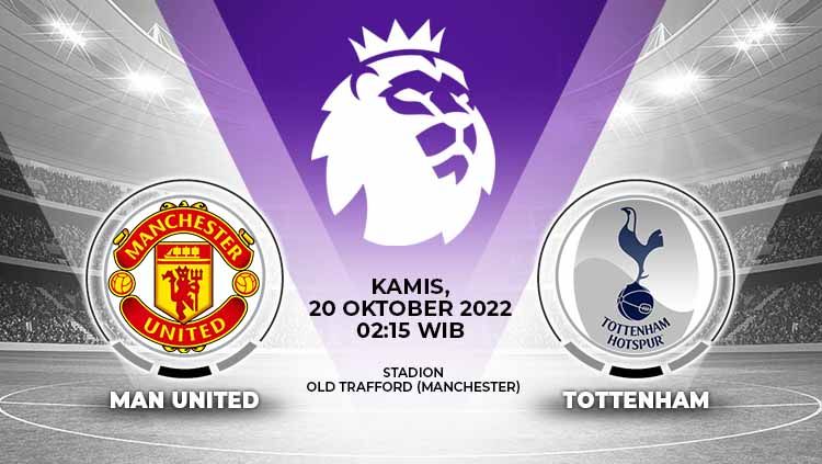 Prediksi pertandingan antara Manchester United vs Tottenham Hotspur (Liga Inggris). Copyright: © Grafis: Yuhariyanto/INDOSPORT