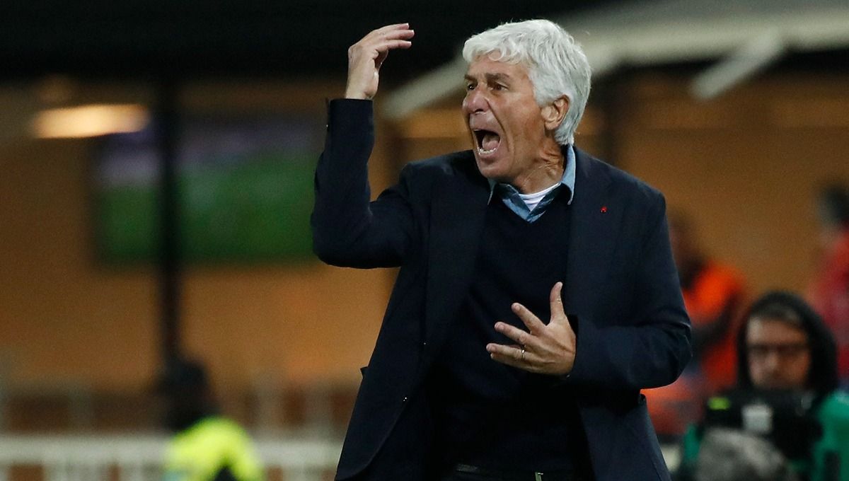 Gian Piero Gasperini, pelatih Atalanta. Foto: REUTERS/Alessandro Garofalo Copyright: © Reuters/Alessandro Garofalo