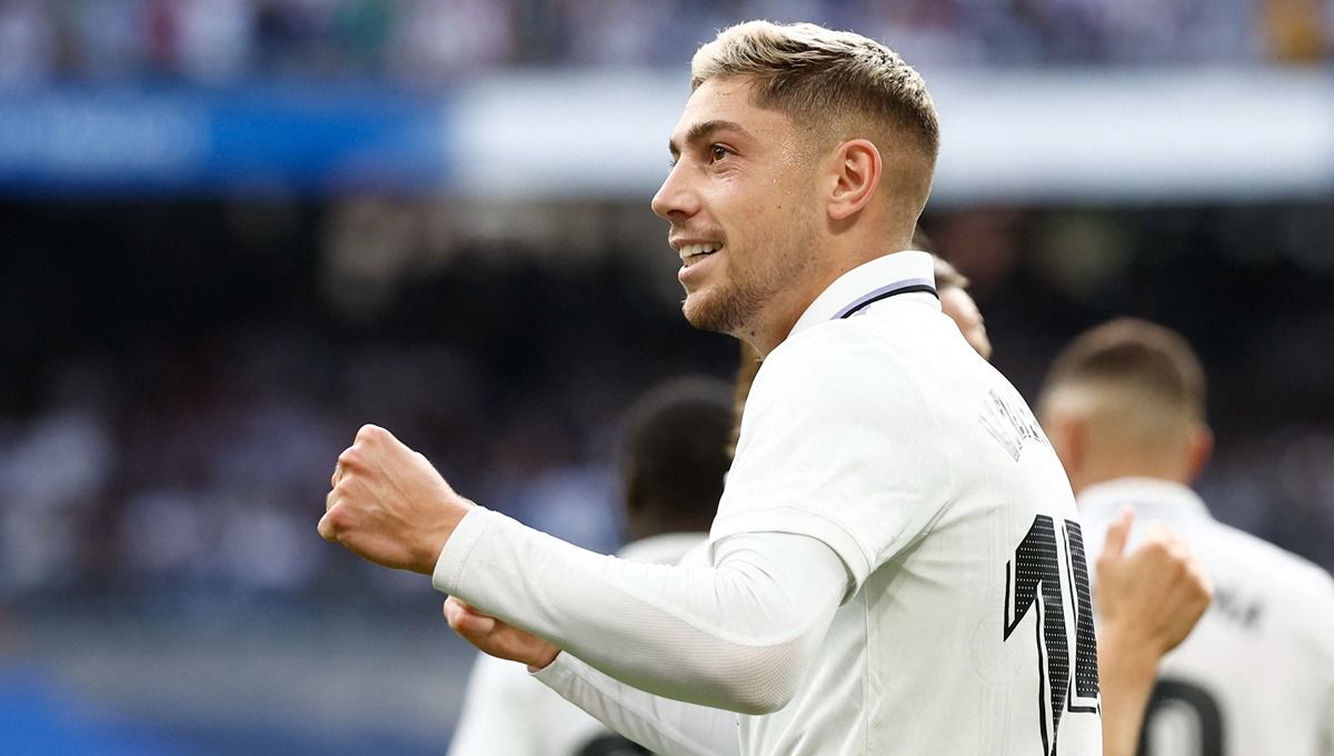 Federico Valverde, pemain Real Madrid. Foto: REUTERS/Juan Medina Copyright: © Reuters/Juan Medina