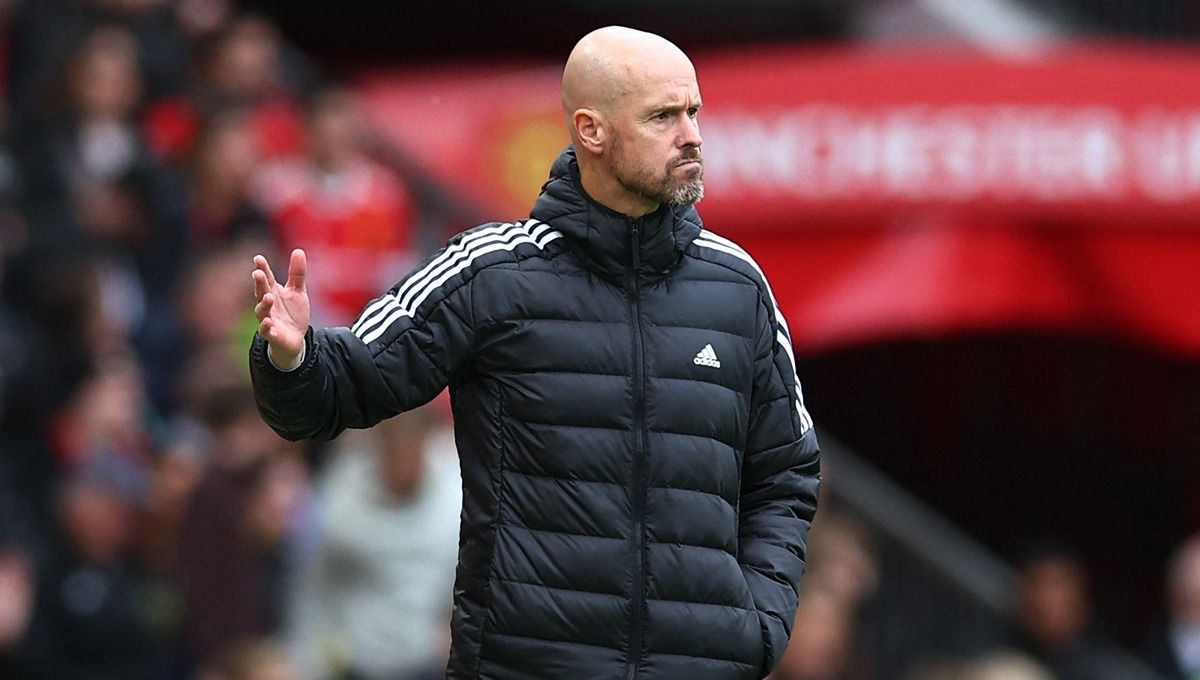 Gebuk Manchester City, Erik ten Hag percaya diri Manchester United bisa raih gelar juara Liga Inggris (Premier League). Copyright: © Reuters/David Klein