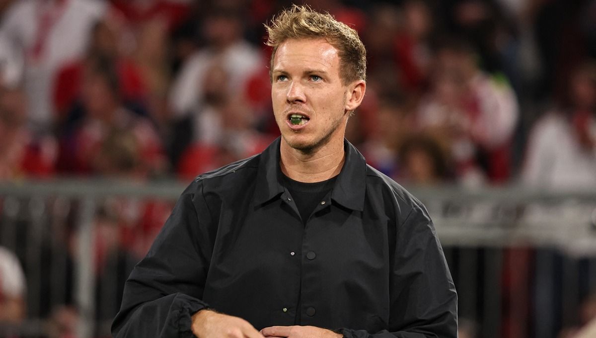 Pacaran dengan jurnalis seusai ceraikan tampaknya bisa menjadi alasan Julian Nagelsmann dipecat raksasa Liga Jerman (Bundesliga), Bayern Munchen. Copyright: © Reuters/Lukas Barth